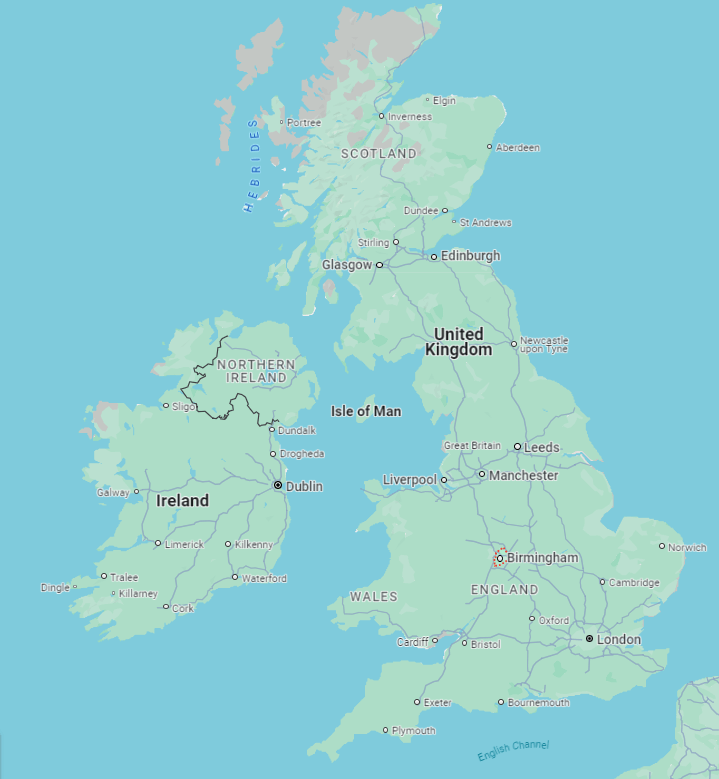 Map of Birmingham