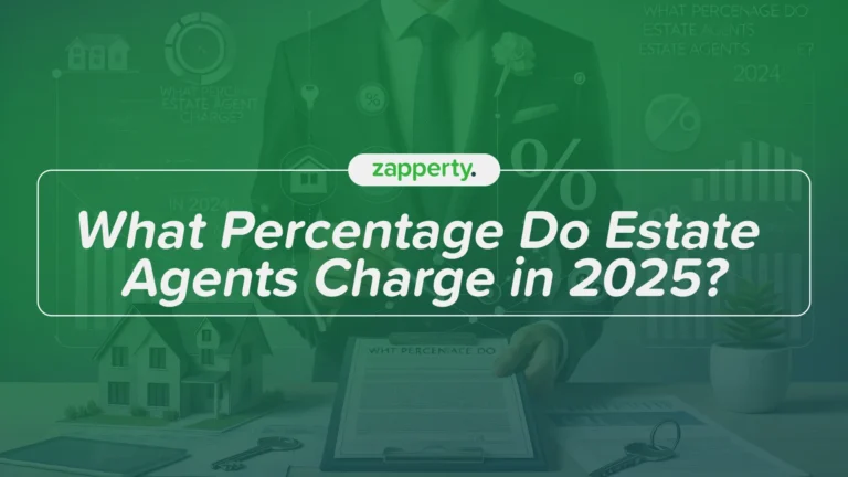 What percentage do estate agents charge in 2025